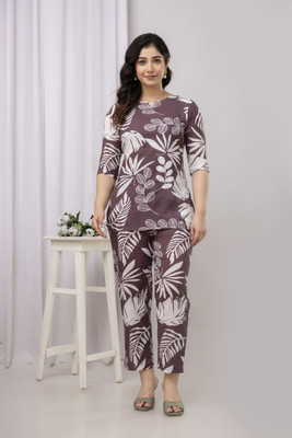 Chandar Textile Top Palazzos Co-ords Set