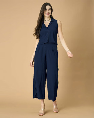 Blouse House Shirt Pant Co-ords Set