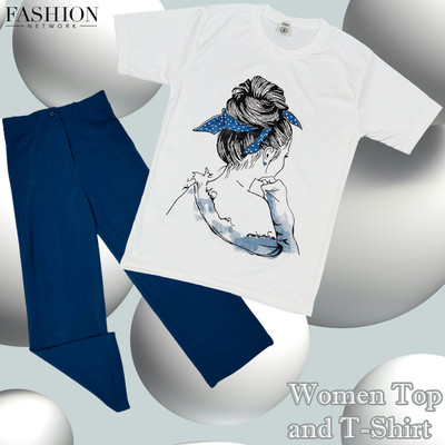 Marc Luarente Tshirt Palazzos Co-ords Set