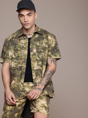 Roadster Shirt Regular Shorts Co-ords Set