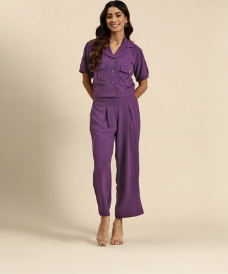 WoowZerZ Shirt Palazzos Co-ords Set