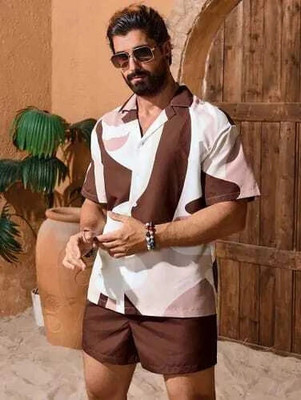 Manamrut Shirt Regular Shorts Co-ords Set