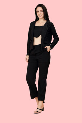 Tanot Textile Tunic Pant Co-ords Set with Jacket