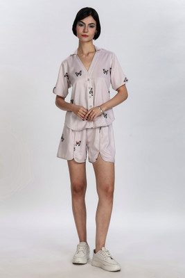 STENZO FASHION Shirt Hot Pants Western Set