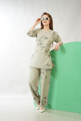 NARACHI TEXWORLD Top Palazzos Co-ords Set