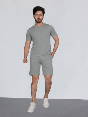 CUBIQ Solid Men Track Suit