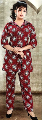 N.D. OVERSEAS Tunic Pant Co-ords Set