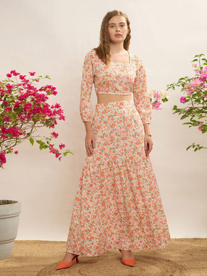 CORSICA Top Skirt Co-ords Set