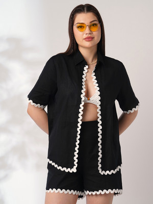 Globus Shirt Regular Shorts Co-ords Set