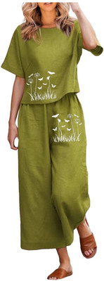 NAIDA Tshirt Palazzos Co-ords Set