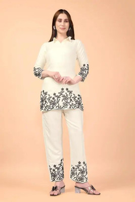 HIYAN TEXTILES Top Pant Co-ords Set