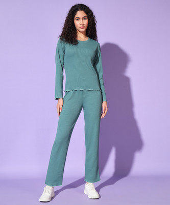 MOD YOUNG Solid Women Track Suit