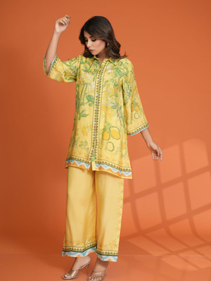 KAFTANIZE Top Palazzos Co-ords Set