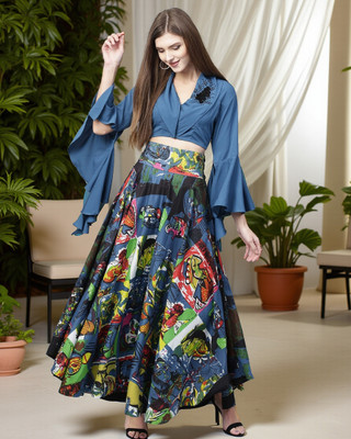 Pannkh Top Skirt Co-ords Set