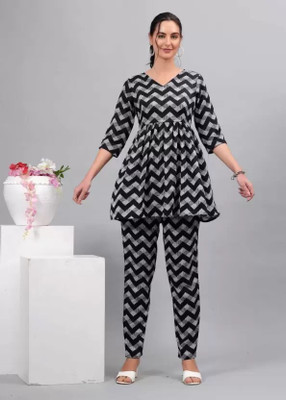 THE BLISS FASHION Tunic Pant Co-ords Set