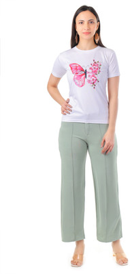TarrenT HunT Girls Casual T-shirt Pant(Lite Green)