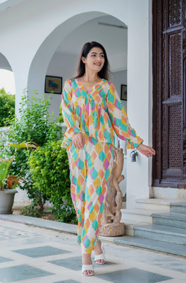 MintMarie Top Palazzos Co-ords Set
