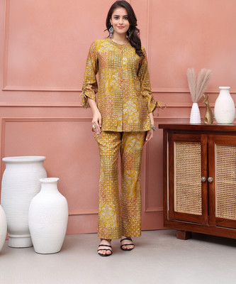 Claura Tunic Palazzos Co-ords Set