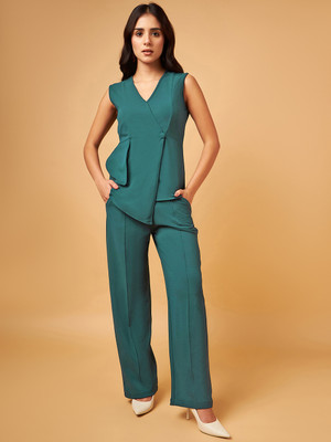 DRAPE AND DAZZLE Top Pant Co-ords Set