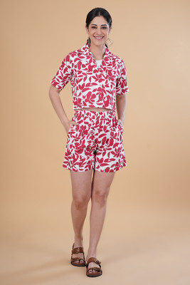 BELSHY Shirt Regular Shorts Co-ords Set