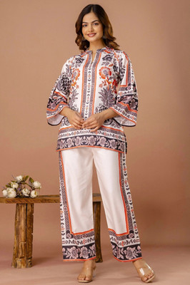 Floressa Top Palazzos Co-ords Set