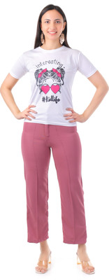 TarrenT HunT Tshirt Pant Co-ords Set with Shrug