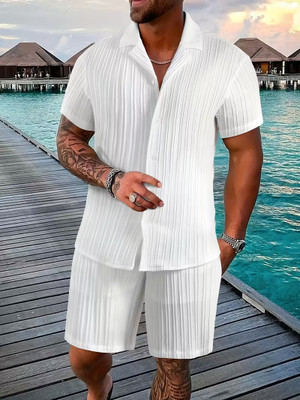 MAA UMA Shirt Regular Shorts Co-ords Set