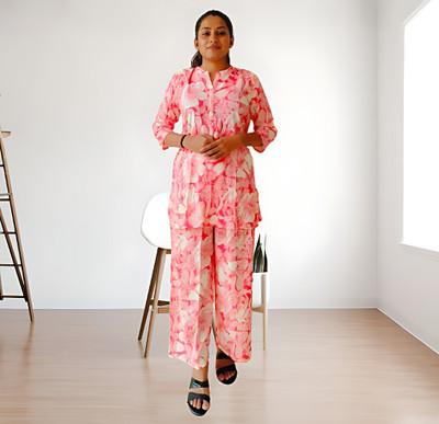 Vogue Villa Top Palazzos Co-ords Set