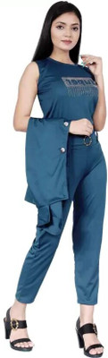 MYKUKI Top Pant Co-ords Set with Shrug