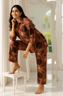 ROYAL FASHION Shirt Pant Co-ords Set
