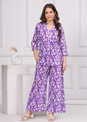 Shopaxis Top Palazzos Co-ords Set