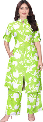 SPK Sarees Top Palazzos Co-ords Set