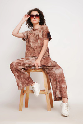 Stem Rope Top Palazzos Co-ords Set