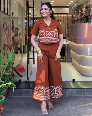 SHEIOR Shirt Palazzos Co-ords Set