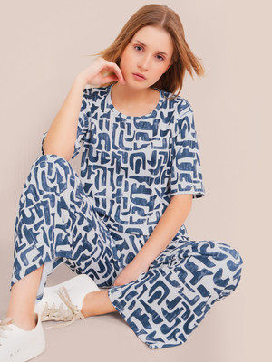 L&M Leisure and Moods Top Palazzos Co-ords Set