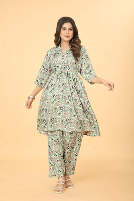 lefankshi fashion Top Pant Co-ords Set