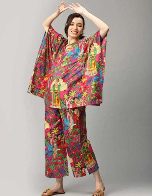 Jaipuri Bunaai Tunic Pant Co-ords Set