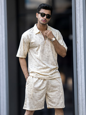 Jump Cuts Tshirt Regular Shorts Co-ords Set