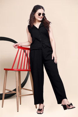 Ansh fab Shirt Palazzos Co-ords Set