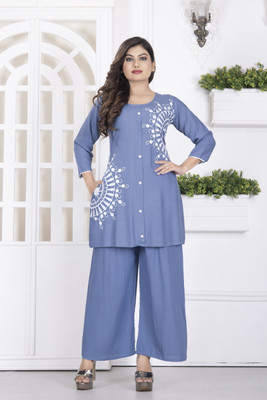 GOKUL TRENDZ Top Palazzos Co-ords Set