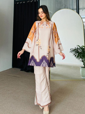 VeerVastra Top Palazzos Western Set