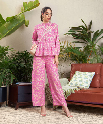 SASSAFRAS Shirt Palazzos Co-ords Set