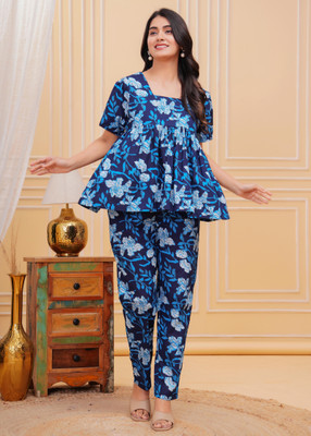 VCJ CREATION Top Pant Co-ords Set