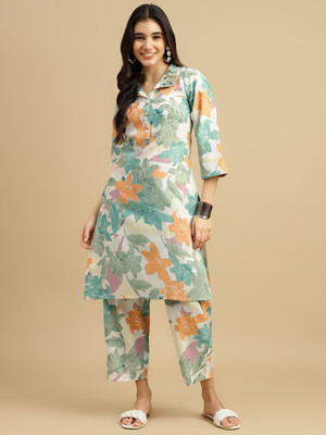 HadotiCreation Top Palazzos Co-ords Set