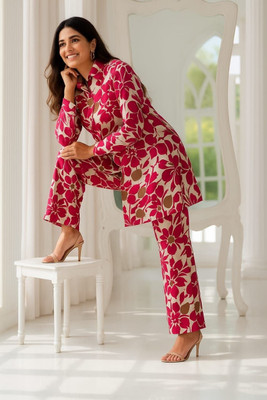 ROYAL FASHION Shirt Pant Co-ords Set