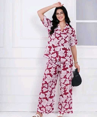Fashionhub Shirt Palazzos Co-ords Set