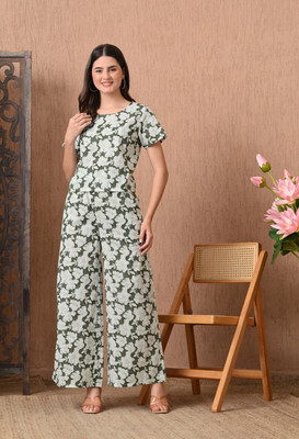 Silakiva Top Palazzos Co-ords Set