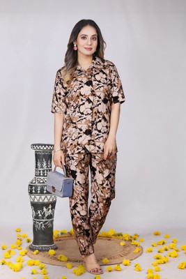 dharmanandan creation Shirt Pant Co-ords Set