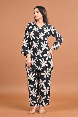 vogue treasures Shirt Palazzos Western Set