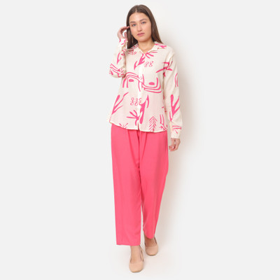 ROSEMELON Shirt Palazzos Co-ords Set